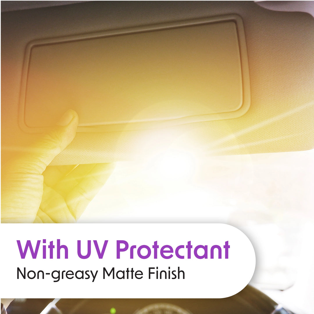 Wipex® auto interior wipes with UV protectant leave a non-greasy matte finish
