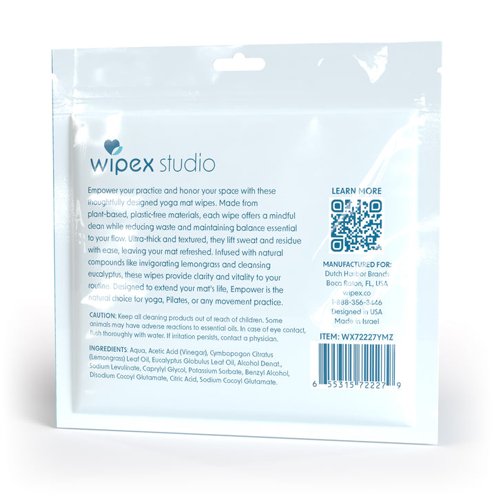 Empower® Yoga Mat Wipes – Instant Refresh After Movement | 25ct Travel Pack