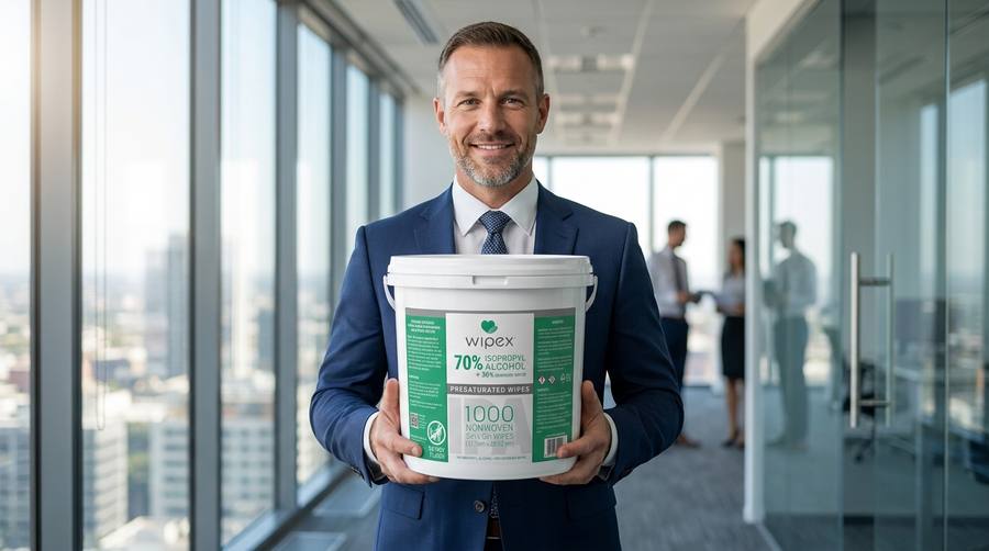 Bulk isopropyl alcohol wipes 1000ct bucket for businesses