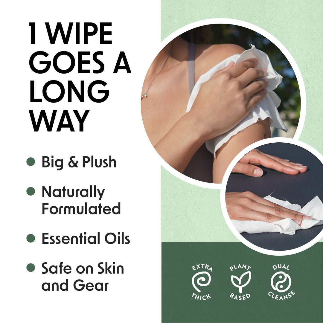 Refreshing Natural Body Wipes | Yoga, Jiu-Jitsu, Martial Arts, Interval Training | Post-Practice Rejuvenation