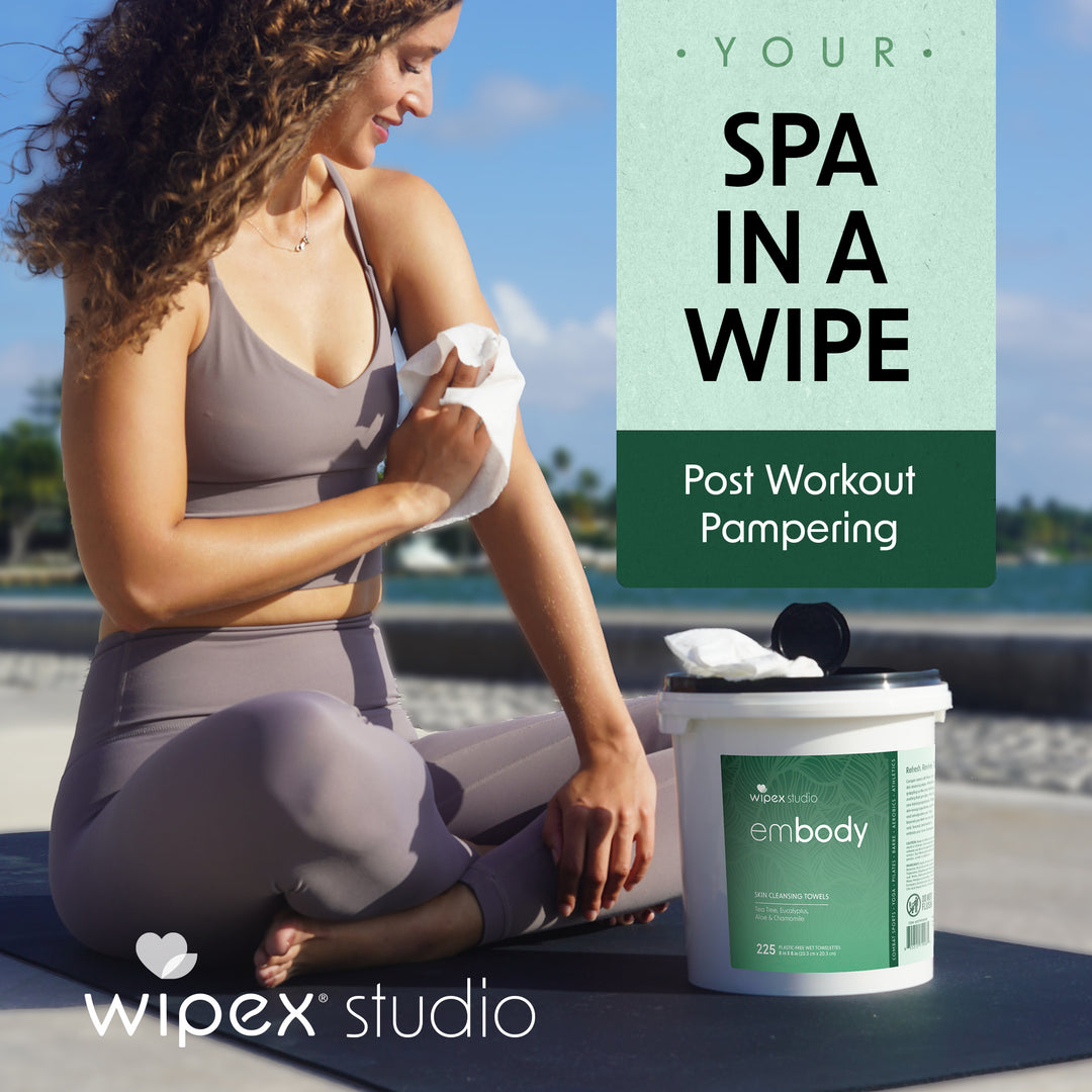 Embody® Cleaning Wipes Bundle - 225ct Eco Body Wipes & Natural Body Wipes 225ct Bucket Refill Roll