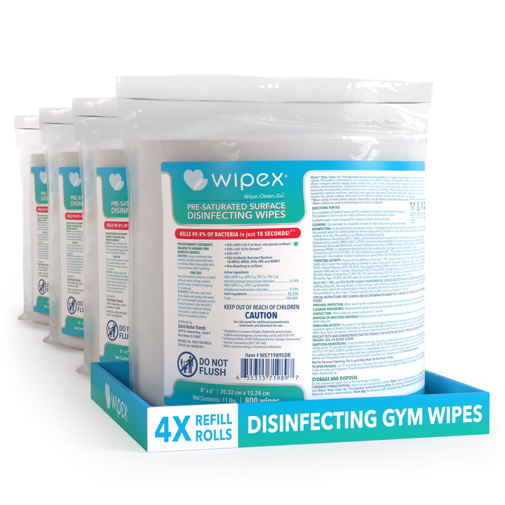 Wipex® EPA-Registered Disinfecting Wipes Roll 800ct. - Wipex Cleaning Wipes