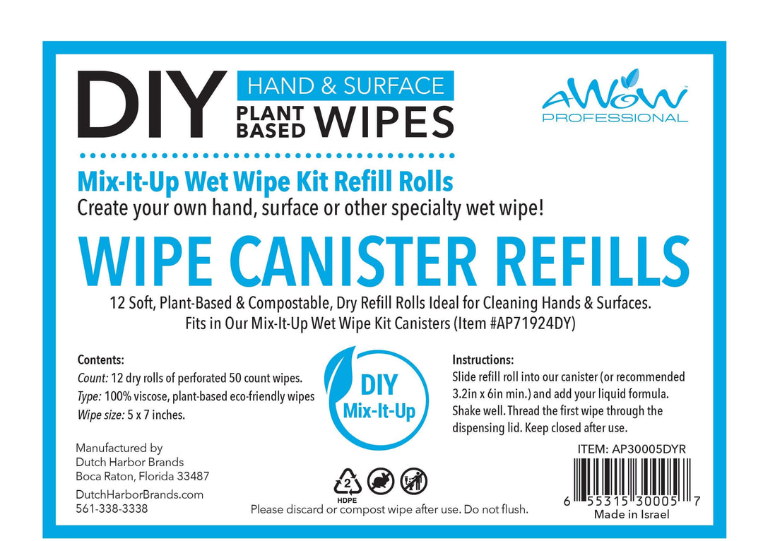 DIY Compostable Wipe Rolls | 100% Plant-Based Dry Wipes for Custom Cleaning Solutions - product_type by Wipex Co. - Available at wipex-natural-wipes.myshopify.com