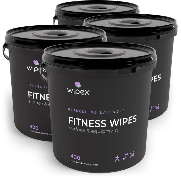 Wipex 400 Yoga Mat Wipes | Natural Ingredients & Plant-based - Wipex Cleaning Wipes