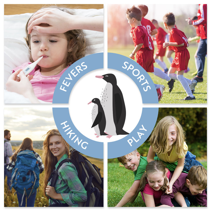 Natural Essentials® Biodegradable Fever Relief Cooling Wipes for Kids, Babies and Adults | Peaceful Peppermint | Fever-eez® 32 Wipes - product_type by Wipex Co. - Available at wipex-natural-wipes.myshopify.com