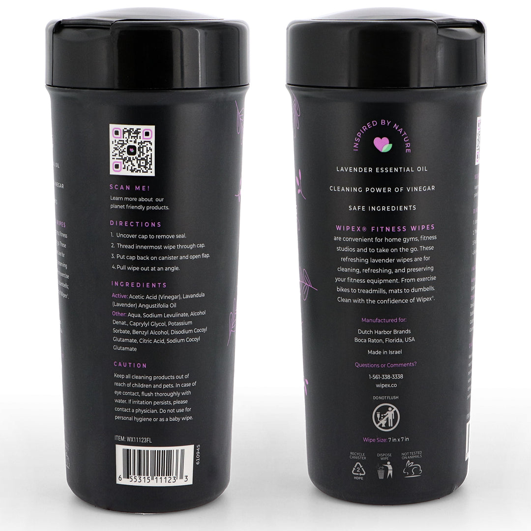 Natural Fitness Equipment Wipes – Safe on Skin, Essential Oil Formula - product_type by Wipex Co. - Available at wipex-natural-wipes.myshopify.com