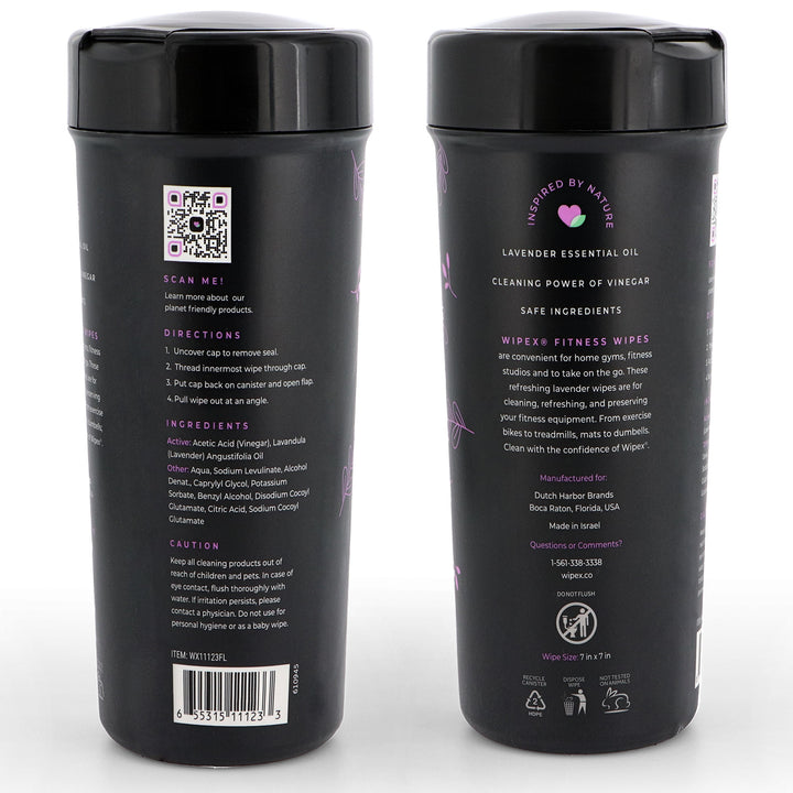 Natural Fitness Equipment Wipes – Safe on Skin, Essential Oil Formula - product_type by Wipex Co. - Available at wipex-natural-wipes.myshopify.com
