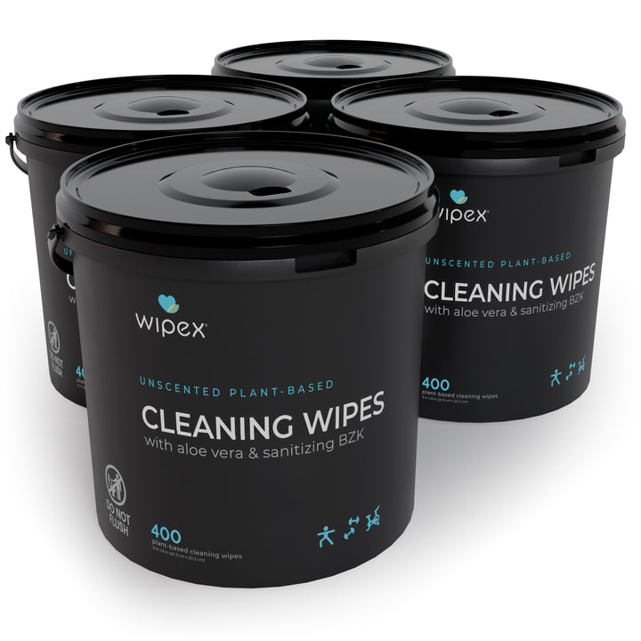 Wipex 400 Yoga Mat Wipes | Natural | Plant-based | For Fitness & Yoga Gear, Chiropractic, Massage Tables - product_type by Wipex Co. - Available at wipex-natural-wipes.myshopify.com