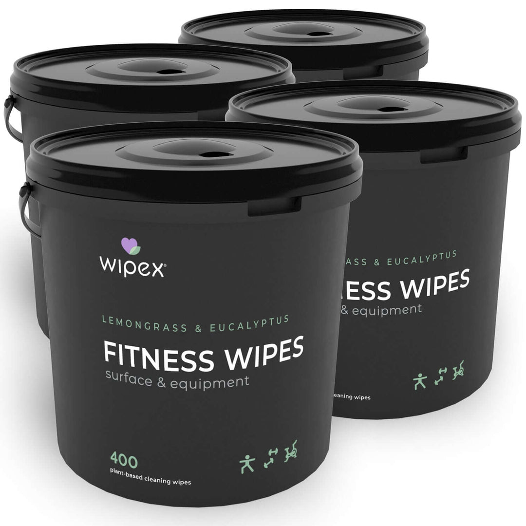 Wipex 400ct Natural Gym Wipes for Fitness Equipment | Portable Dispensing Bucket or Refill | Plant-Based - product_type by Wipex Co. - Available at wipex-natural-wipes.myshopify.com