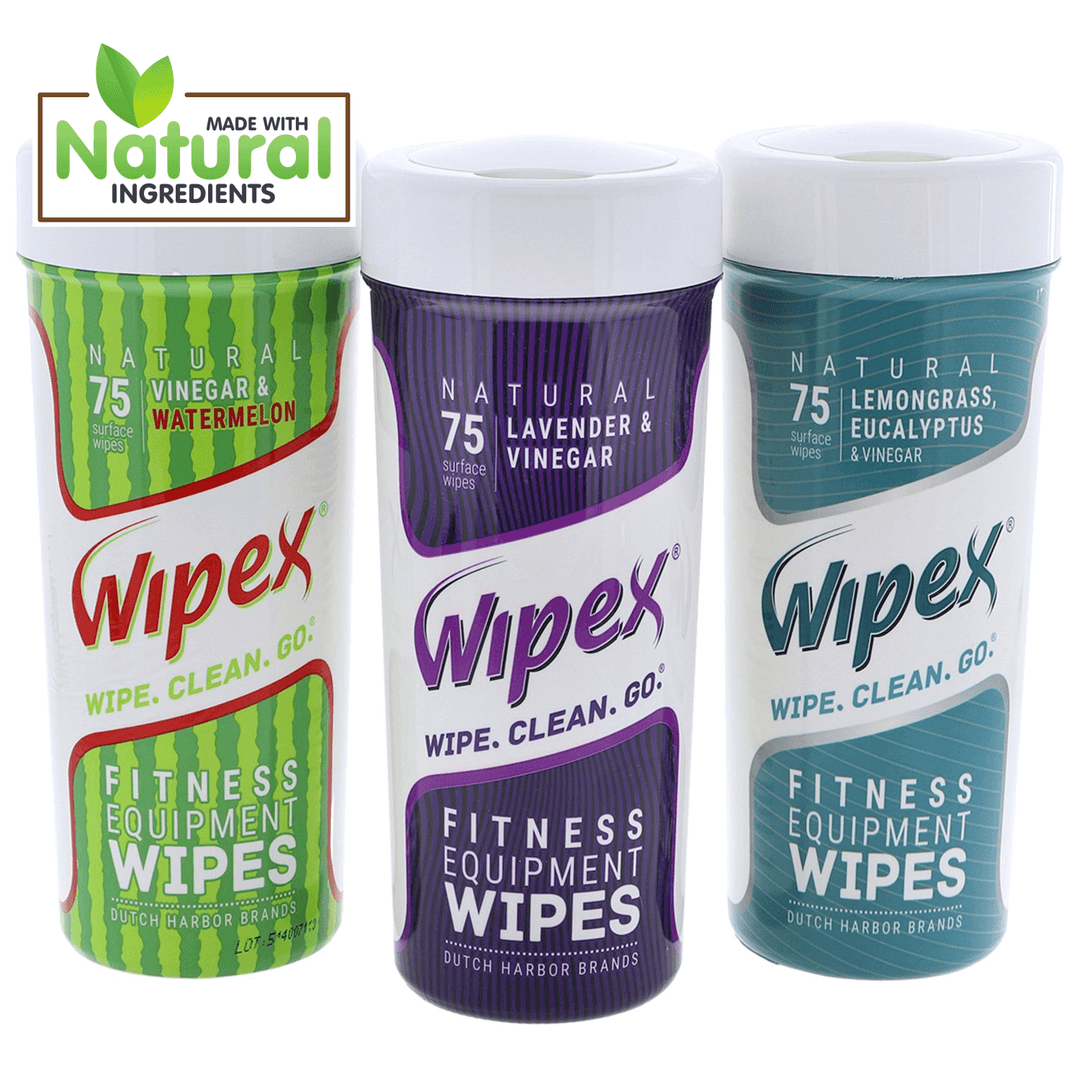 Natural Cleaning Wipes for Gyms & Fitness Equipment - Wipex Cleaning Wipes